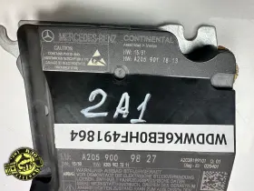 2059009827 Mercedes-benz 2017-2018 C300 C43 C63 Convertible Airbag Control Module Oem No Crash #3