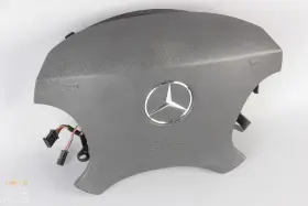2204601598 Mercedes-benz 00-06 W220 S430 S500 Cl500 Steering Wheel Air Bag Airbag Black Oem #2