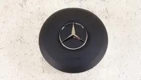 253-11045 Mercedes-benz 2019-2023 C-class Driver Wheel Airbag Air Bag Black Oem Lkq
