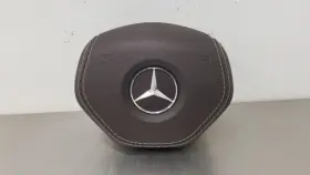 253-67417l Mercedes-benz 15 Sl550 R231 Driver Left Steering Wheel Srs Brown Leather #3