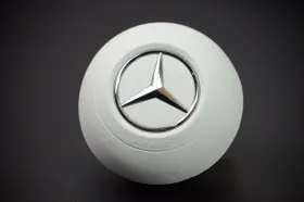 A0008600404 Mercedes-benz 2021-2023 S Class Driver Steering Wheel Airbag Grey Oem W223 #2