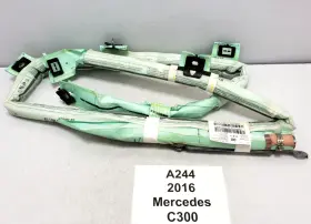 A2058601200 Mercedes-benz 15-21 Oem W205 C300 Left Driver Side Roof Head Curtain Air Bag
