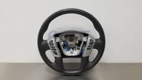 235-10181a Nissan 24 Titan Xd Sv Steering Wheel Black Leather Non Heated