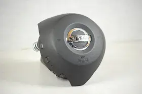 98510-5ee8a Nissan 2019-2025 Altima Left Driver Wheel Airbag Black Genuine Chrome Emblem Oem