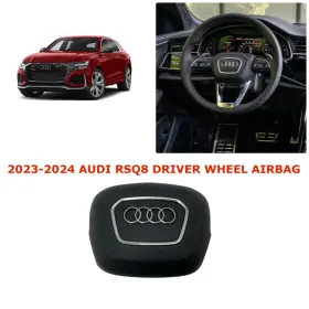 4m0-880-201-aa-6ps Oem Audi Part 2021 22 23 2024 Rsq8 Sq8 Driver Wheel Airbag Black