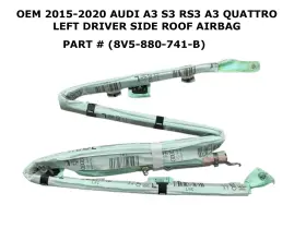 8v5-880-741-b Oem Audi Part 2015 2016 2017 2018 2019 2020 A3 S3 Left Side Roof Airbag