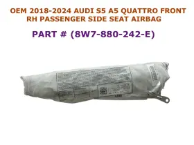 8w7-880-242-e Oem Audi Part 2018 19 20 21 22 23 2024 S5 A5 Quattro Front Right Side Seat Airbag