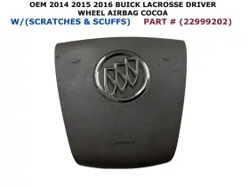 Oem Buick Part 22999202 2014 2015 2016 Lacrosse Driver Wheel Airbag Cocoa
