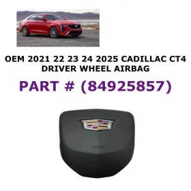 Oem Cadillac Part 84925857 2021 22 23 24 2025 Ct4 Driver Wheel Airbag