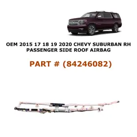 84246082 Oem Chevy Part 2015 2016 2017 2018 2019 2020 Suburban Right Side Roof Airbag