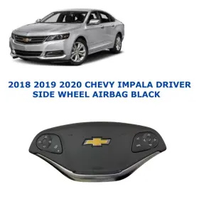 84686119 Oem Chevy Part 2018 2019 2020 Impala Driver Wheel Airbag Black
