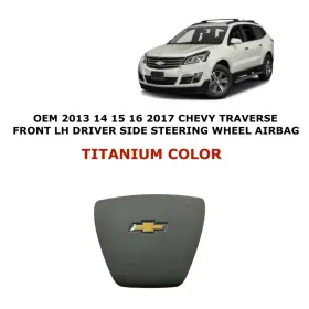 Oem Chevy Part 85036132 2013 2014 2015 2016 2017 Traverse Driver Wheel Airbag Titanium
