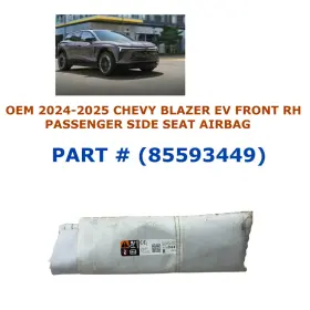 85593449 Oem Chevy Part 2024-2025 Blazer Ev Front Right Side Seat Airbag