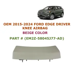 Em2z-58045j77-ad Oem Ford Part 2015-2024 Edge Driver Knee Airbag Beige