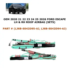 Oem Ford Part Lj6b-s042d95-aj 2020 2021 2022 2023 2024 2025 2026 Escape Lh And Rh Side Roof Airbag Sets