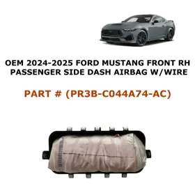 Pr3b-c044a74-ac Oem Ford Part Pr3b-c04474-ac 2024 25 26 Mustang Right Passenger Side Dash Airbag With Wire