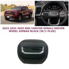 85024807 Oem Gmc Part 2023 2024 2025 Canyon Denali Driver Wheel Airbag W/1 Plug Black