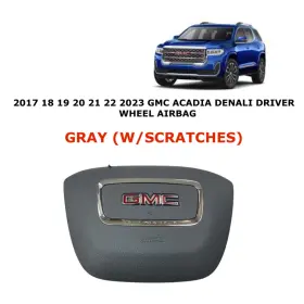 Oem Gmc Part 85132107 2017 18 19 20 21 22 2023 Acadia Denali Driver Wheel Airbag Gray