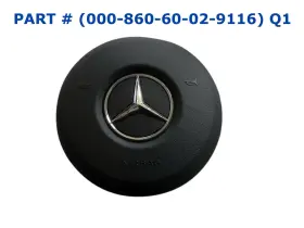 000-860-60-02-9116 Oem Mercedes-benz Part 2019 2020 2021 C300 C200 C43 Driver Wheel Airbag Black Q1