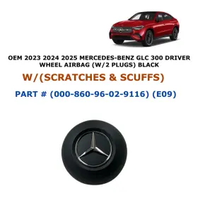 000-860-96-02-9116 Oem Mercedes-benz Part 2023 24 2025 Glc 300 Driver Wheel Airbag Black