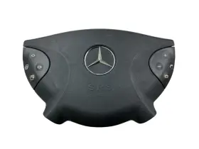 211-860-12-02-9b51 Oem Mercedes-benz Part 2002-2009 E320 E350 E500 Driver Wheel Airbag Black 211-860-12-02