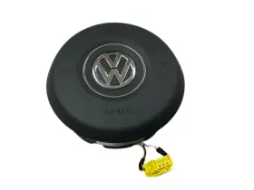 5c5-880-201-ad-81u Oem Volkswagen Part 2012-2019 Vw Beetle Driver Wheel Airbag With 1 Plug Black
