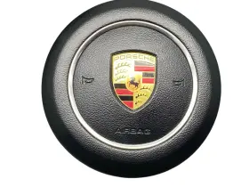 308519099r64 Porsche 2015-2018 Cayenne 958.2 Front Driver Steering Wheel Srs Airbag Black Mc