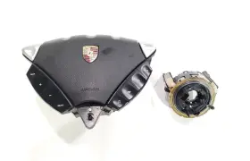 7l5880201gk Porsche 2008 2010 Cayenne Oem Black Steering Bag With Clock Spring