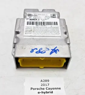 7p0.959.655 Porsche 14-18 Oem Cayenne 958 E-hybrid Air Bag Srs Safety Control Module Unit
