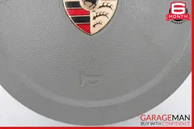 7p5880201 Porsche 11-14 Cayenne 958 S Steering Wheel Air Bag Airbag Gray Oem #3