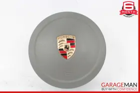7p5880201 Porsche 11-14 Cayenne 958 S Steering Wheel Air Bag Airbag Gray Oem