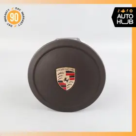 7p5880201a Porsche 11-14 Cayenne 958 Hybrid S Steering Wheel Airbag Air Bag Brown Oem