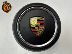 971880201abiz5 Porsche 2021-2023 Panamera - Front Left Steering Wheel Driver Airbag Black Oem
