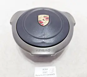 997.803.089.16 Porsche 05-08 Oem Carrera 911 997 Boxster Cayman Sport Steering Wheel Airbag