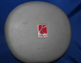 22707861 Saturn 2003 Ion Coupe Driver Left Steering Wheel Air Bag Gray With Warranty #3