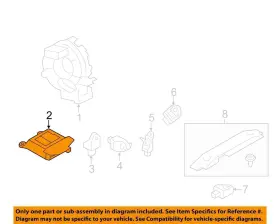 591-74890 Subaru 2015 Impreza Airbag Air Bag Control Module Unit Oem Lkq #3