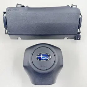 Ga513-01590 Subaru 15-21 Wrx Or Sti Steering Wheel Airbag And Left Knee Srs Pair Oem