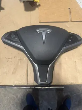 1023381-00-c Tesla 2012-2020 Model S X Driver Steering Wheel Airbag Safety Restraint Oem
