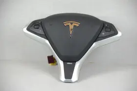 Pa6182 Tesla 2016-2021 Model X Driver Wheel Airbag Black Oem Left Lh Plastic