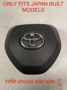 1r0x34922ad1 Toyota 2020-2021-2022 Corolla Steering Wheel Airbag Oem Japan Built Only