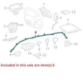253-10645 Toyota 2018-2020 Sienna Lh Driver Roof Curtain Airbag Air Bag Oem #3
