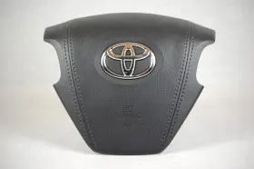 45130-48130-e0 Toyota 2014-2019 Highlander Left Driver Steering Wheel Airbag Black Genuine Oem