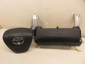 67779 Toyota -67779 15 16 17 Camry Steering Wheel Airbag Left Driver Knee Air Bag Pair Oem