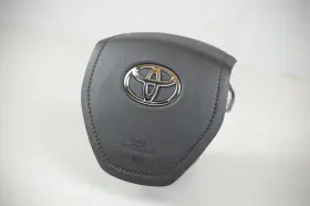 Ty01063ar Toyota 2013-2018 Rav4 Left Driver Steering Wheel Airbag Black Genuine Oem