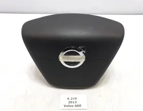 31351032 Volvo 11-16 Oem S60 V60 Front Left Driver Steering Wheel Airbag Air Bag Black