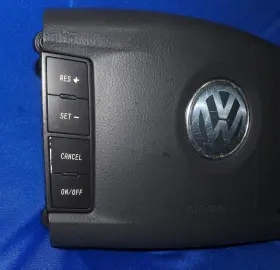 3d0880203a2k7 Vw 2004-2006 Touareg Driver Left Steering Wheel Air Bag Black Oem With Warranty #3