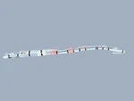 2022-2025 Ford Maverick Left Side Interior Upper Roof Curtain Srs. Fixed Price $389.11.