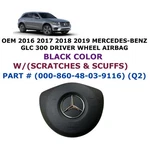 2016 17 18 2019 Mercedes-benz Glc 300 Driver Wheel Airbag Black 000 860 48 03. Fixed Price $250.00.