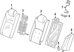 Genuine Honda Seat Back Bolster Assembly 82550-30A-A01ZA. Fixed Price $502.17.