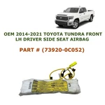 2014-2021 Toyota Tundra Front Left Side Seat Airbag 73920-0C052. Fixed Price $50.00.